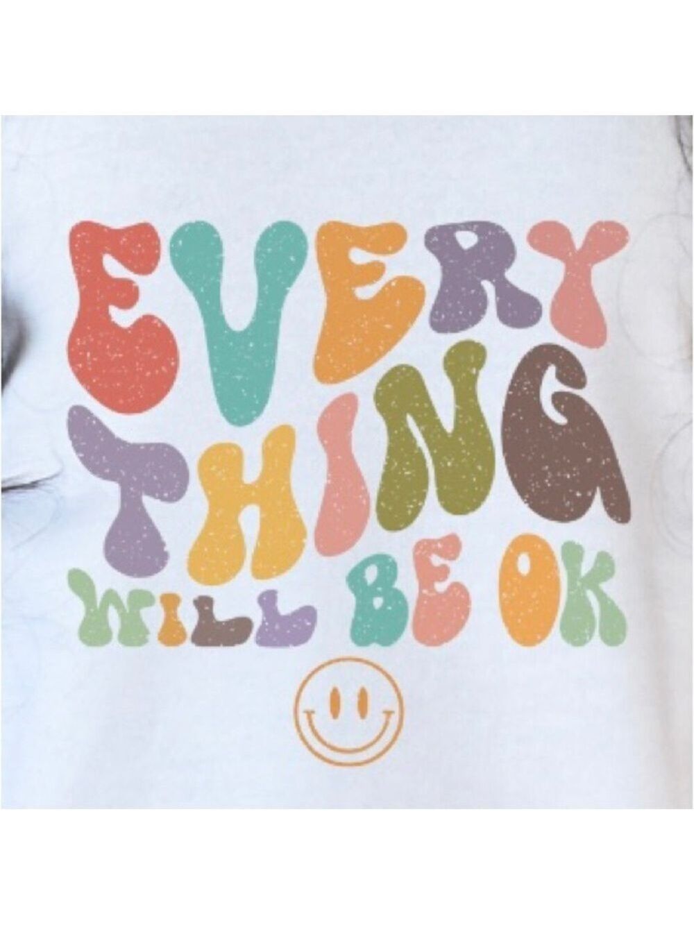 What if it all works out mental health crewneck sweatshirt oversized large - Picture 6 of 11